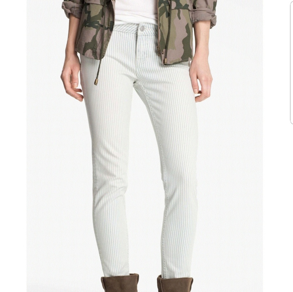 VIGOSS Stripe Skinny Jeans